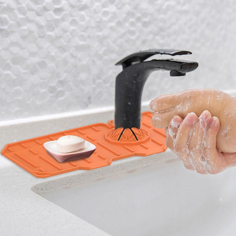 Kitchen Silicone Faucet Mat Sink Sponge-HA00915-Veeddydropshipping