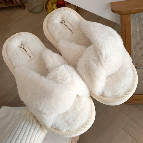 Cotton Slippers Fashion Home Bedroom Warm Love Plush-BS01113-Veeddydropshipping