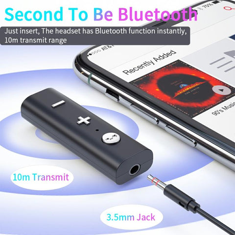 Essager Bluetooth 5.0 Receiver For 3.5mm Jack Earphone Wireless Adapter -CE01074-Veeddydropshipping