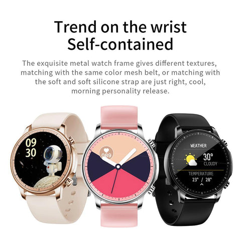 Full Screen Touch Watch  Waterproof Heart Rate Blood Monitor for iOS Android-JW01164-Veeddydropshipping