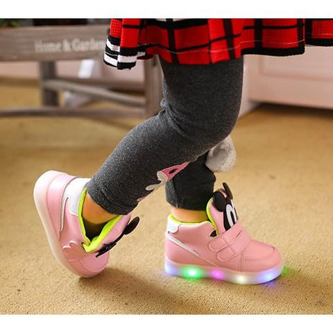 Light Up Fashion Cartoon Glowing Children&#39;s Shoes LED Fashion Korean-TB00124-Veeddydropshipping