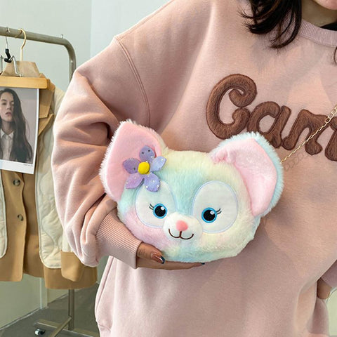 New Disney LinaBell Doll Fox Plush Coin Purse Cute Diagonal-TB00051-Veeddydropshipping