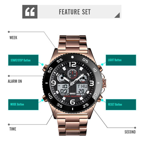 Men Digital Watch Luxury Brand Stopwatch Sport Wristwatch -JW00756-Veeddydropshipping