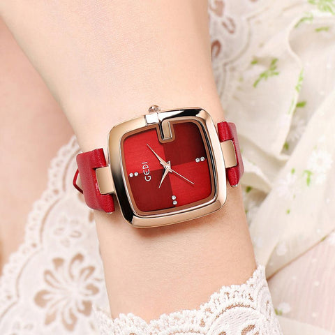 Sqaure Watches Simple Fashion Quartz Wrist Clock-JW01000-Veeddydropshipping