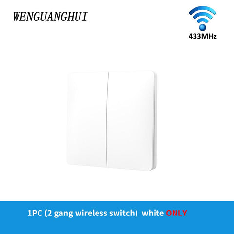 SIXWGH Smart Wireless Switch RF433Mhz Self-Powered Push Button Wall-TI01136-Veeddydropshipping