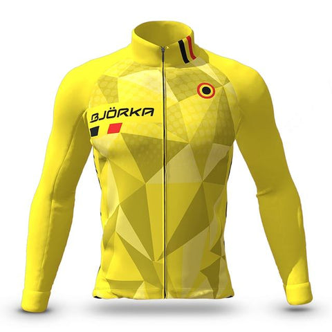 Men Winter Cycling Jersey Hot Jacket Long Sleeve Maillot Ciclismo Homme MTB Bike-OS01088-Veeddydropshipping