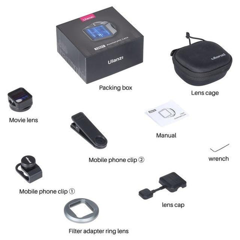 1.55XT Anamorphic Lens for iPhone 14 13 12 Samsung-PA01234-Veeddydropshipping