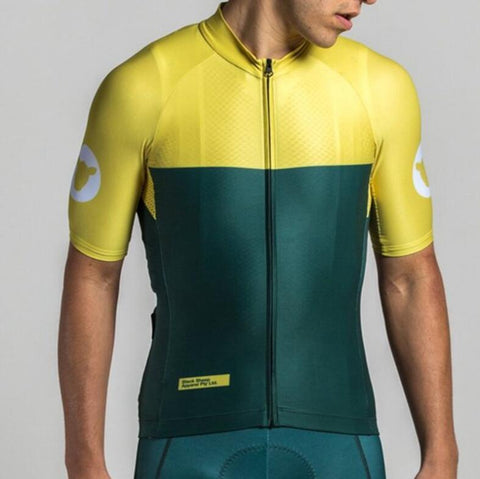 2022 Ropa ciclismo Pro team short sleeve mtb Jersey Summer green road bike -OS01204-Veeddydropshipping