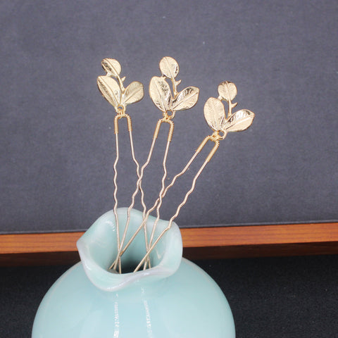 3PCS Women Crystal Hairpins Metal Barrette Clip Wedding -JW00534-Veeddydropshipping