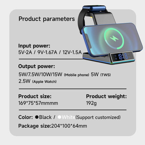 3 in 1 Folding Wireless Charging Station For Galaxy-PA01107-Veeddydropshipping