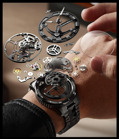 Mechanical Male Watches Luxury Sapphire Crystal Waterproof Clock-JW00868-Veeddydropshipping