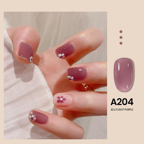 7.3ml Jelly Gel Nail Polish Transparent Nude Manicure Top -BH00979-Veeddydropshipping