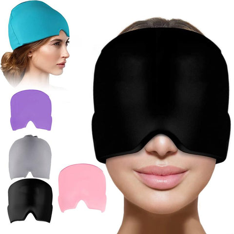 Relief Hat Cold Compress Therapy Cap  Ice Head Wrap Pack-BH01396-Veeddydropshipping