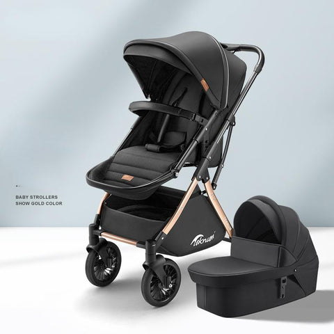 Baby stroller luxury High landscape design 2 in 1 shock absorption-TB00388-Veeddydropshipping