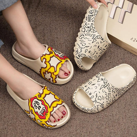 Women Thick 2022 Summer Fashion Printed Platform-BS01161-Veeddydropshipping
