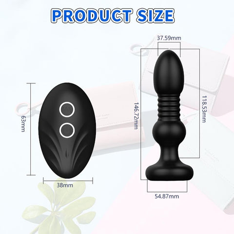 Telescopic Anal Vibrators Sex Toys for Men Wireless Prostate Massager Male Butt -BH01243-Veeddydropshipping