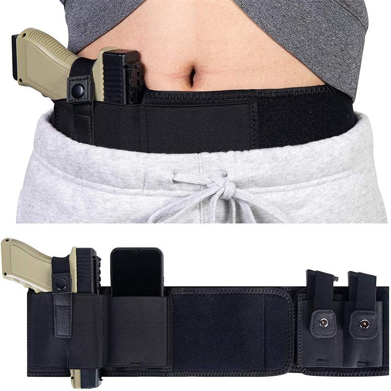 Holster with Magazine Pouch Phone Glock Pistol Holder Tactical-OS01410-Veeddydropshipping