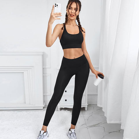 Noble Western Active Wear Women Yoga Set Workout WomenSports Suit Female Sports -OS00716-Veeddydropshipping