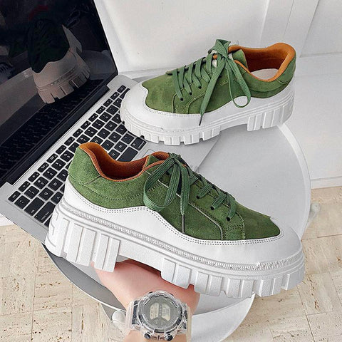 Male Sneakers Black Autumn Shoes Platform Sneakers-BS01362-Veeddydropshipping