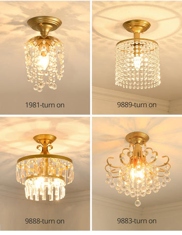 Modern Crystal Ceiling Chandelier LED Light Fixture-TI00272-Veeddydropshipping