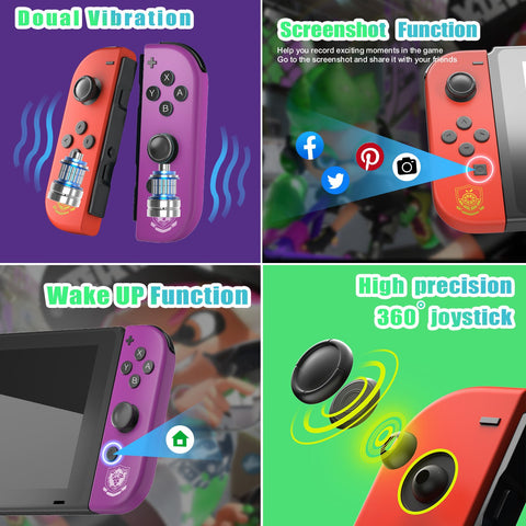 Joy Cons for Switch Nintend, L/R Wireless Controllers Compatible -CE01304-Veeddydropshipping