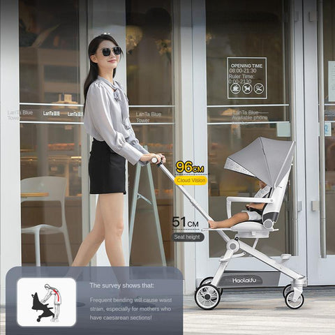 Baby Stroller For Baby Folding Infant Trolley Stroller Foldable Outdoor-TB00364-Veeddydropshipping