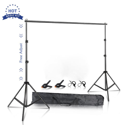 Photo Video Studio Backdrop Background Stand Photography Muslin Backgrounds -CE00326-Veeddydropshipping