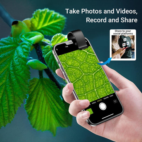 APEXEL HD 200X Microscope Macro Lens For Mobile Phone Magnification Portable Pocket-PA00666-Veeddydropshipping