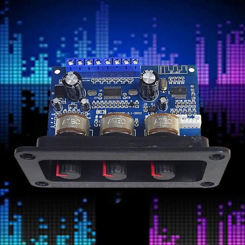 2.1 Channel Digital Power Amplifier Board 2X25W+50W Bluetooth 5.0 Subwoofe-CE00927-Veeddydropshipping
