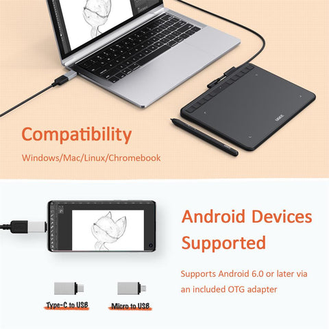 Graphic Tablet Digital Drawing Tablets Stylus-CO00257-Veeddydropshipping