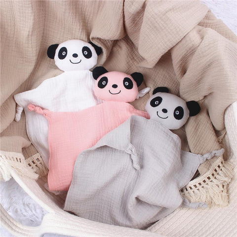 Newborn Baby Items Cotton Muslin Comfortable Sleeping Dolls Blanket Soft-TB00740-Veeddydropshipping