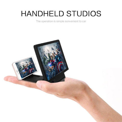 Mobile Phone Screen Amplifier Film Enlarge Universal Vivid 3D Movie Screen Magnifier HD Projector-PA00744-Veeddydropshipping