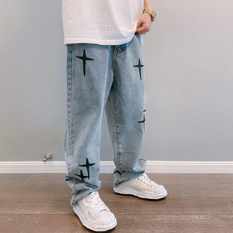 Straight Tube Loose Wide Leg Pants Spring And Autumn Korean-MF00475-Veeddydropshipping