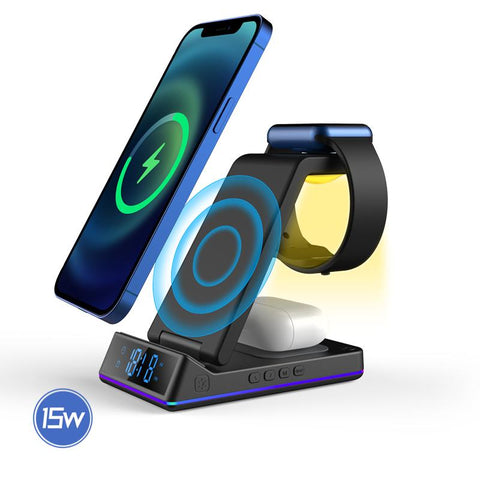 3 in 1 Folding Wireless Charging Station For Galaxy-PA01107-Veeddydropshipping