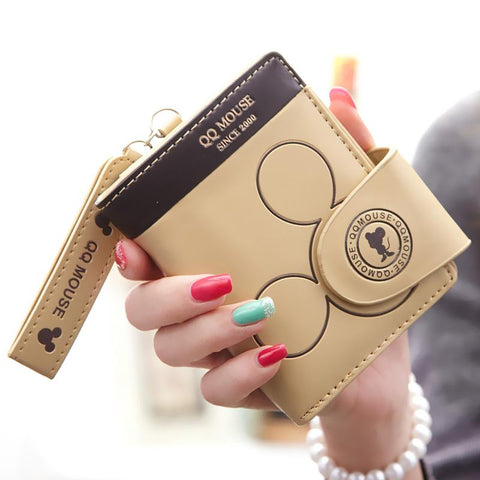 Fashion Hasp Zipper Coin Pocket Women&#39;s PU Leather Purse-BS00210-Veeddydropshipping