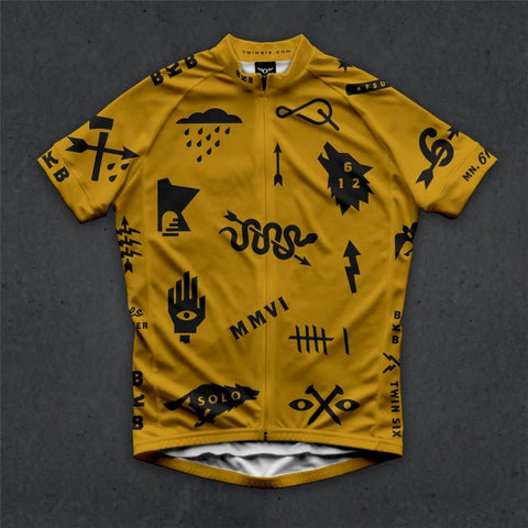 Twin Six 6 Men&#39;s Cycling Jerseys Short Sleeve Shirt Summer MTB Bike-OS01187-Veeddydropshipping