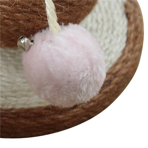 Pet Toy Cat Scratching Board Natural Hemp Rope-HA01436-Veeddydropshipping