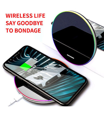 New Desktop Wireless Charging Mobile Phone Wireless Charger for iPhone Android-PA01042-Veeddydropshipping