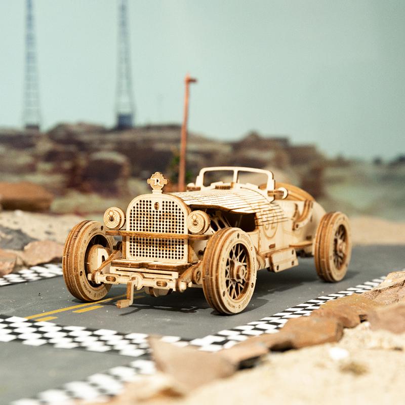Train Model 3D Wooden Puzzle Toy Assembly Locomotive Model Building-TB01488-Veeddydropshipping