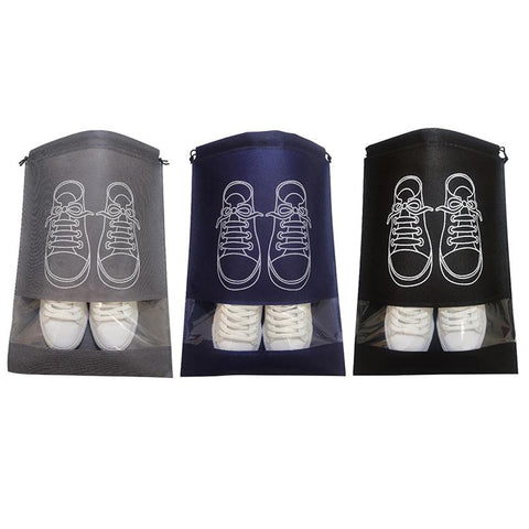 Shoe Dust Covers Drawstring Clear Storage Bag-HA01145-Veeddydropshipping
