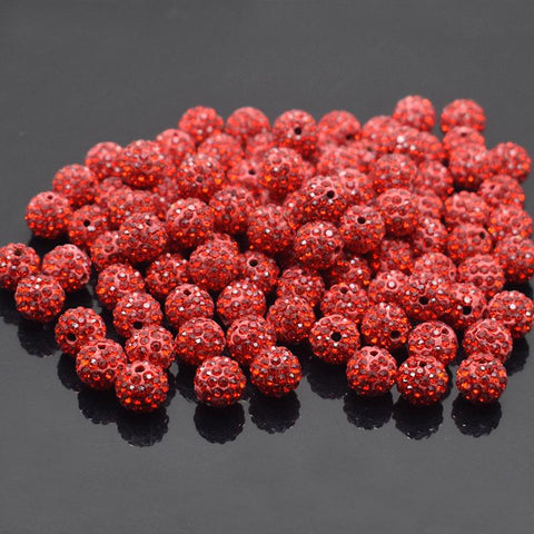 Crystal Disco Clay Spacer Beads For DIY Jewelry Making -JW01523-Veeddydropshipping