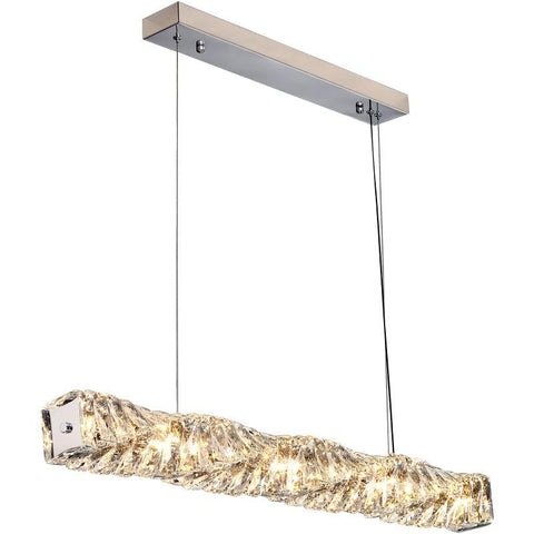 Modern Crystal Remote Control Dimmable Chandelier-TI00341-Veeddydropshipping