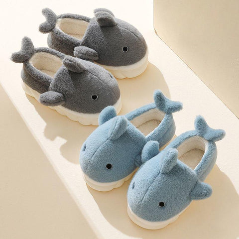 Slippers Couple Indoor Solid Color Warm Plush Slippers Fashion-BS01233-Veeddydropshipping