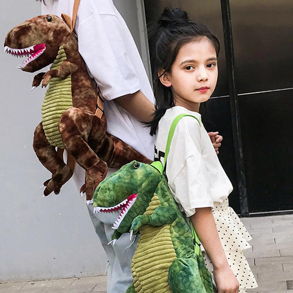 Children Dianosaur Backpacks Kids Doll Plush Bag 3D Dinosaur Baby-TB00025-Veeddydropshipping