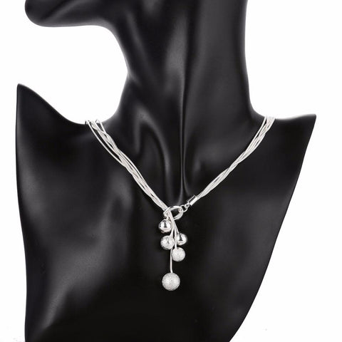 925 sterling silver high-quality beads Necklace Bracelet Earring  -JW00338-Veeddydropshipping