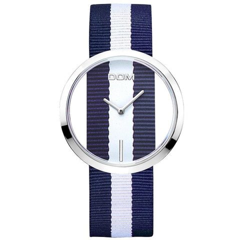 Casual Quartz  Hollow Skeleton Watches Nylon Sport Lady Wristwatches  -JW00964-Veeddydropshipping