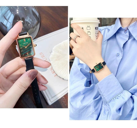 Luxury Green Simple Fashion Waterproof Quartz -JW01053-Veeddydropshipping