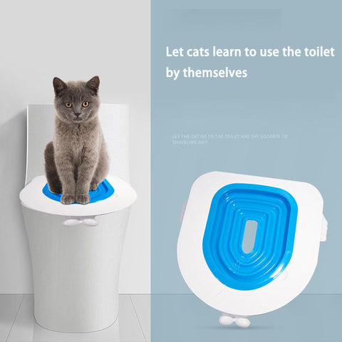 Pet Upgrade Cat Toilet Trainer Toilet-HA01985-Veeddydropshipping