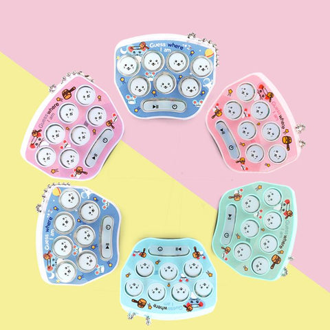 Mini Portable Game Console Keychain Children Handheld Game Console Toy Puzzle-CE01498-Veeddydropshipping