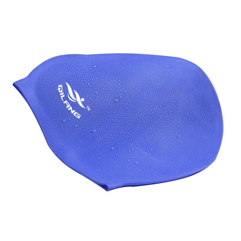 2021 Silicone Swimming Cap Adults Waterproof Summer Swim Pool Cap Elastic -OS00036-Veeddydropshipping